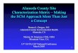 Alameda County Site Characterization Matrix – Making the SCM 