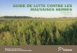 GUIDE DE LUTTE CONTRE LES MAUVAISES HERBES 2016-2017 