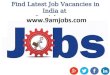 Find Latest Job Vacancies in India at 9amjobs.com