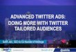 Advanced Twitter Ads: Doing More With Twitter Tailored Audiences By Sahil Jain