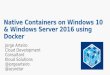 Native Containers on Windows 10 & Windows Server 2016 using Docker