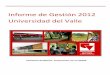 Informe de gestión 2012 -BORRADOR