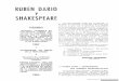 Rubén Darío y Shakespeare - Revista Conservadora - Diciembre 