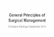 General principles of surgery - medical finals revision notes