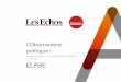 L’Observatoire politique Avril 2016 / ELABE pour Les Echos et Radio Classique