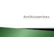 Antihistamines - Pharmacology