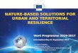 Nature based solutions for urban and territorial resilience