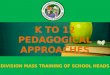 K to 12 pedagogical approaches