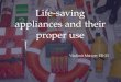 Life saving appliances