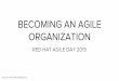 Becoming an agile organization