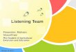 Active Learning - Listening Team