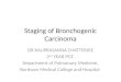 Staging of bronchogenic carcinoma