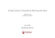 A Data Culture is Essential to Winning with Data