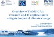 Overview of IWMI-Central Asia’s research and its application to mitigate impact of climate change