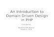 An Introduction to Domain Driven Design in PHP