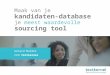 Uw database als waardevolle sourcing tool