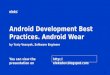 Lecture   android best practices