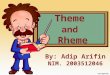20. theme and rheme (adip arifin)