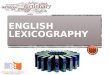 English Lexicography
