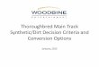 Woodbine Thoroughbred Main Track - Dirt versus Synthetic Surface Decision Analysis
