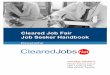 Cleared Job Fair Job Seeker Handbook Oct 6, 2016, Tysons Corner, Virginia