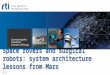 Space Rovers and Surgical Robots: System Architecture Lessons from Mars