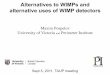 Alternatives to WIMPs and alternative uses of WIMP detectors