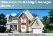Raleigh Garage Doors NC-Garage Door Repair Raleigh NC