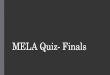 LSD MELA Quiz 2016 - Finals