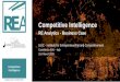 Re Analytics at Liuc University - Competitive Intelligence Business Case