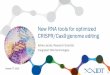 New RNA tools for optimized CRISPR/Cas9 genome editing