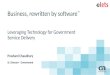 Leveraging Technology for Government Service Delivery