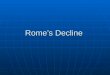 World history rome’s decline 3
