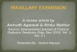 Maxillary expansion
