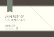 Stellenbosch university infolit story  24 May 2016