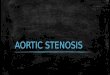 Echocardiography of Aortic stenosis