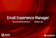 Email Experience Manager - St. Louis Sitecore User Group Meetup