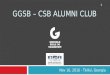 GGSB CSB Alumni - Meeting 20161116