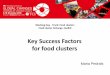 TCI 2016 Key Success Factors for food clusters