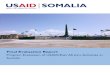 Final Evaluation Report -Program Evaluation of USAID East Africa's Activities in Somalia