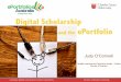 Digital Scholarship powered by reflection and reflective practice through the use of an ePortfolio approach to course design in Higher Education