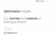 CRO PROS - Optimisation Insights | Journey and Lessons on building a product