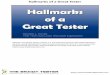 Hallmarks of a Great Tester - The Braidy Tester