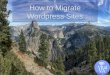 Elizabeth verar how to migrate wordpress site