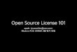 Open Source License 101