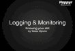 Workshop logging & monitoring for wordpress