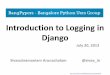 Introduction to logging in django