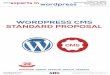 AHS Wordpress cms standard proposal 2016 - 2017