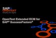 OpenText Extended ECM for SAP SuccessFactors