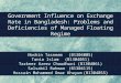 Government influence on exchange rate in bangladesh